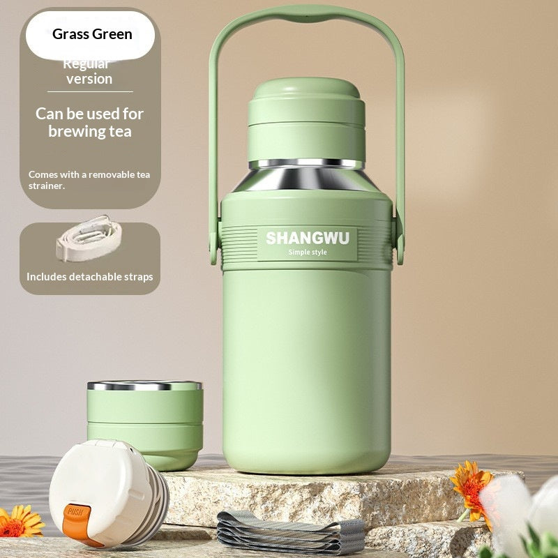 Womens Stylish Large-Capacity Insulated Mug For Outdoor Use