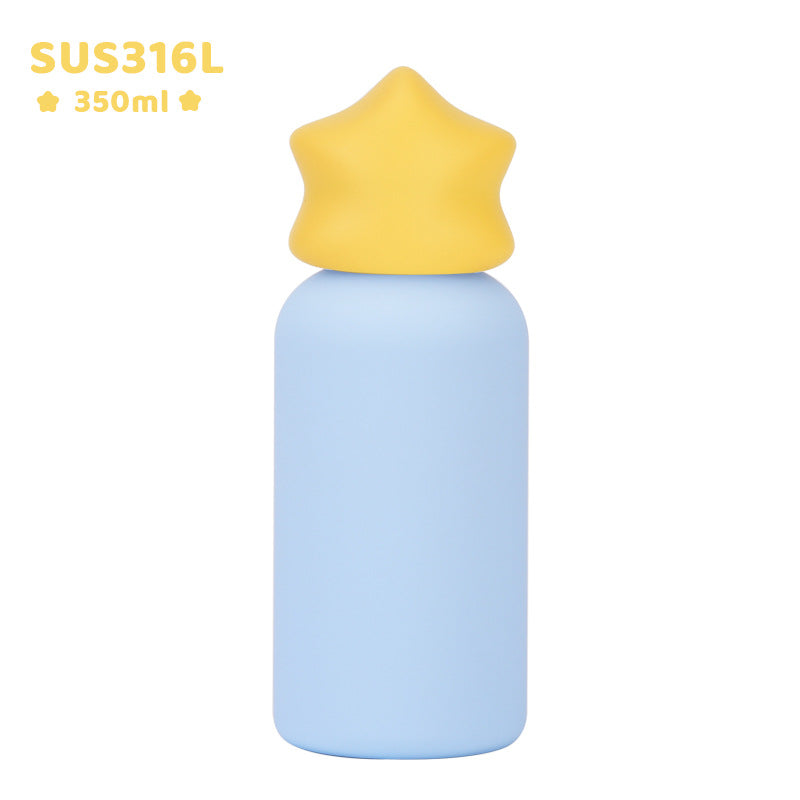 Small Stainless Steel Insulated Portable Travel Water Bottle Creative Childrens Drinking Cup