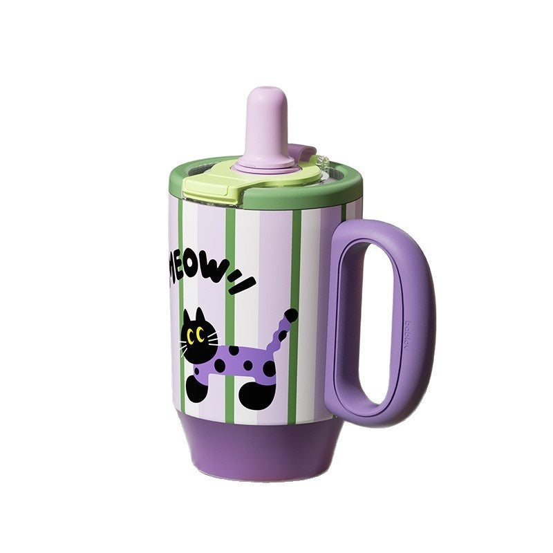 Large-capacity Mug With A Straw