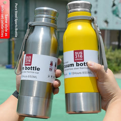 Large-Capacity 316 Stainless Steel All-Steel Insulated Water Bottle For Outdoor Activities