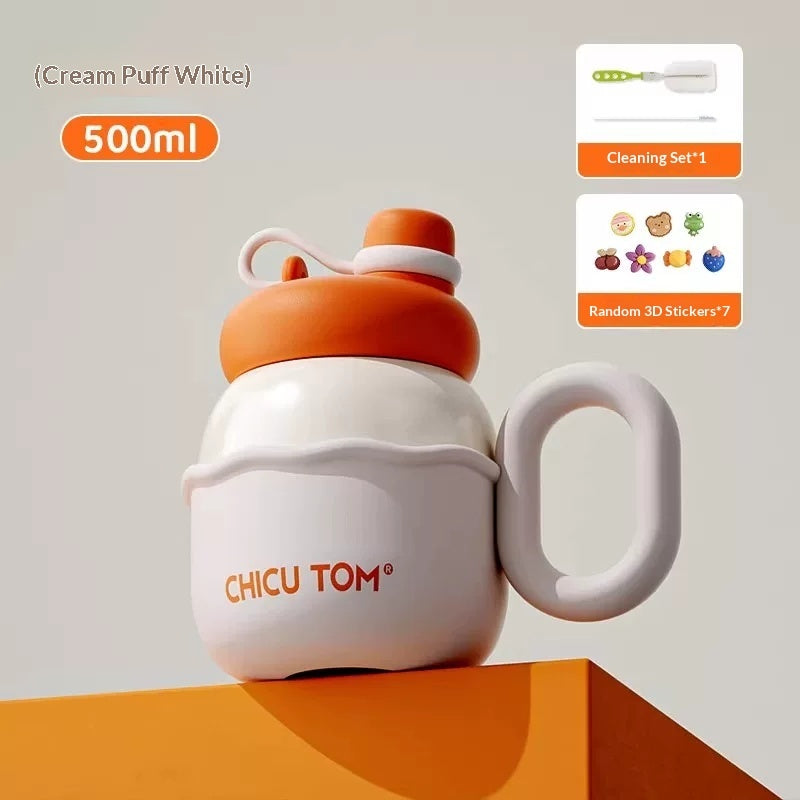 Large-Capacity Portable Insulated Straw Cup For The Office And On The Go
