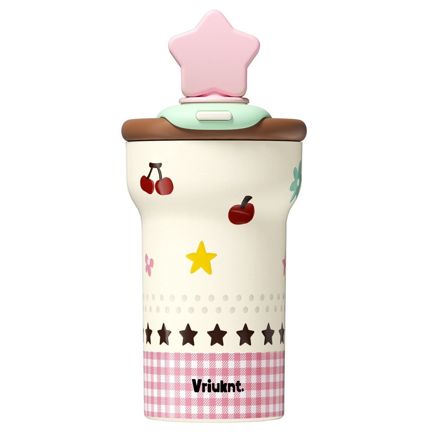 VKT Insulated Cup New Straw-top Water Bottle Ceramic