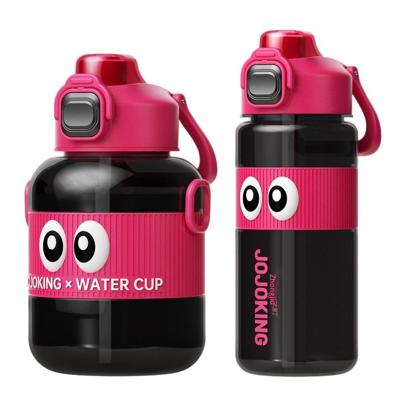 PCTG Straw-Infused Bounce-Back Leak-Proof Large-Capacity Portable Water Bottle
