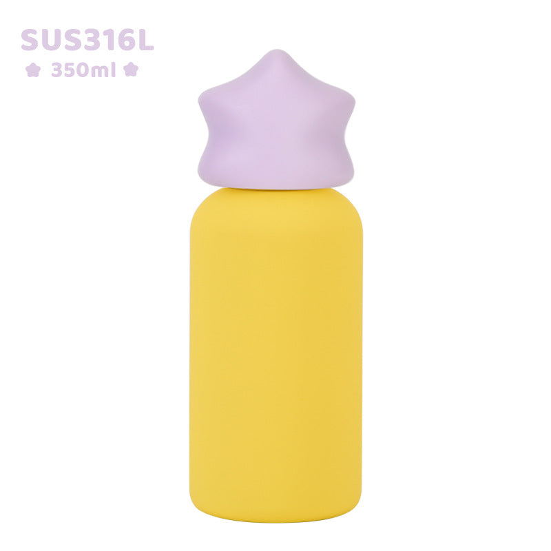 Small Stainless Steel Insulated Portable Travel Water Bottle Creative Childrens Drinking Cup