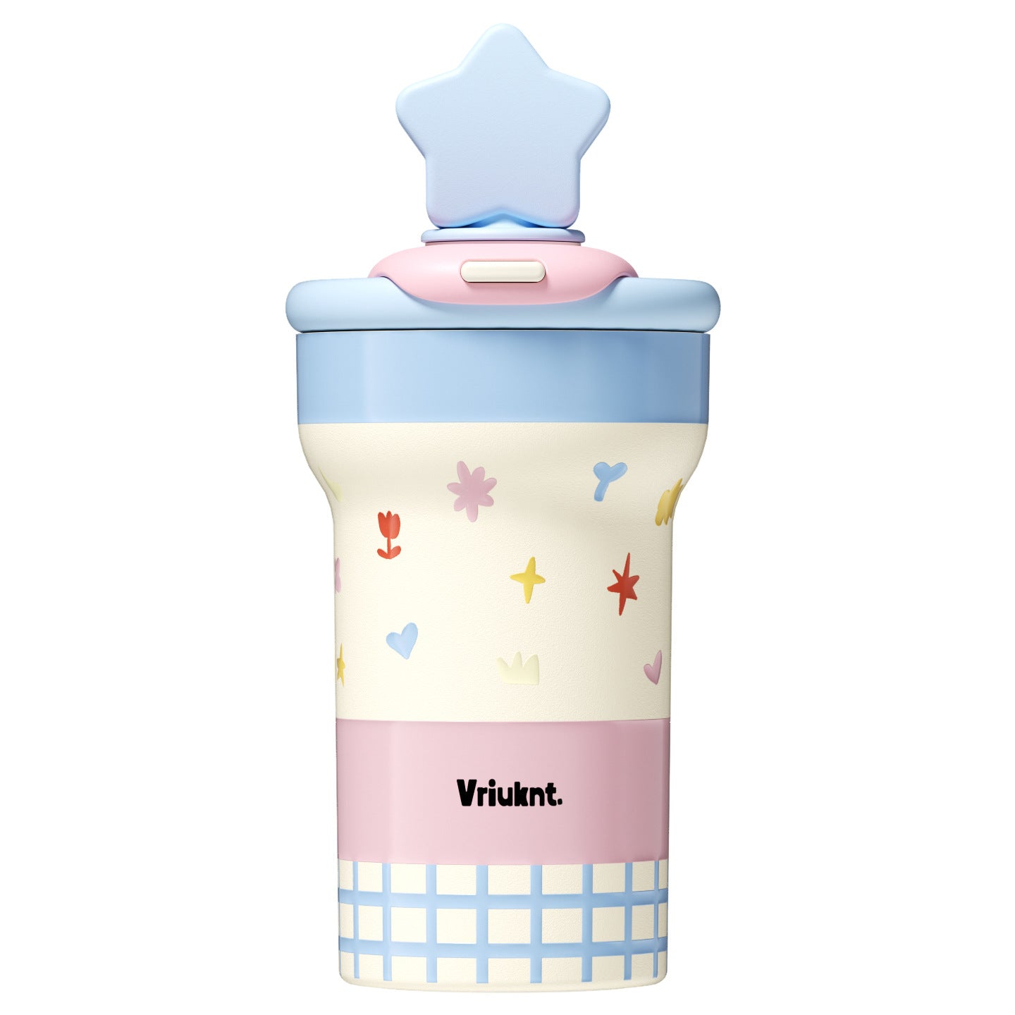 VKT Insulated Cup New Straw-top Water Bottle Ceramic