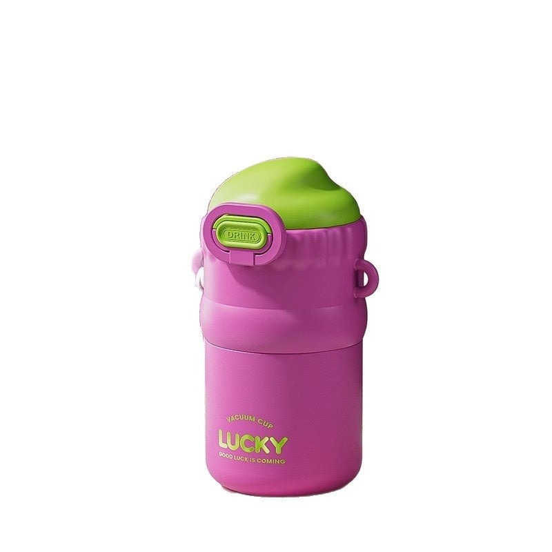 Insulated Straw Cup Perfect For Girls And Kids Compact And Portable