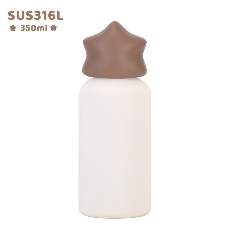 Small Stainless Steel Insulated Portable Travel Water Bottle Creative Childrens Drinking Cup