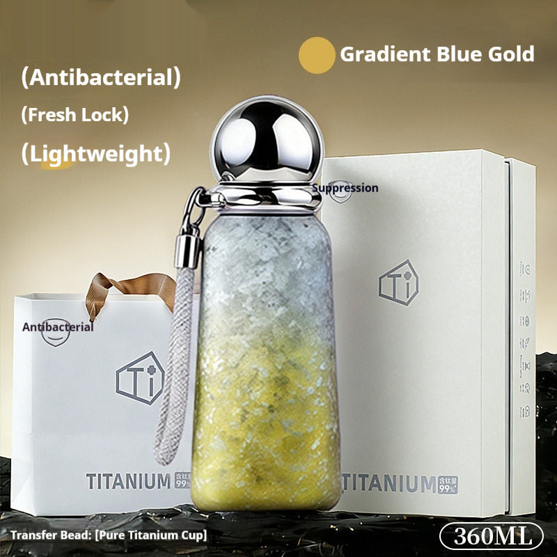 Commuter New Pure Titanium Insulated Water Bottle