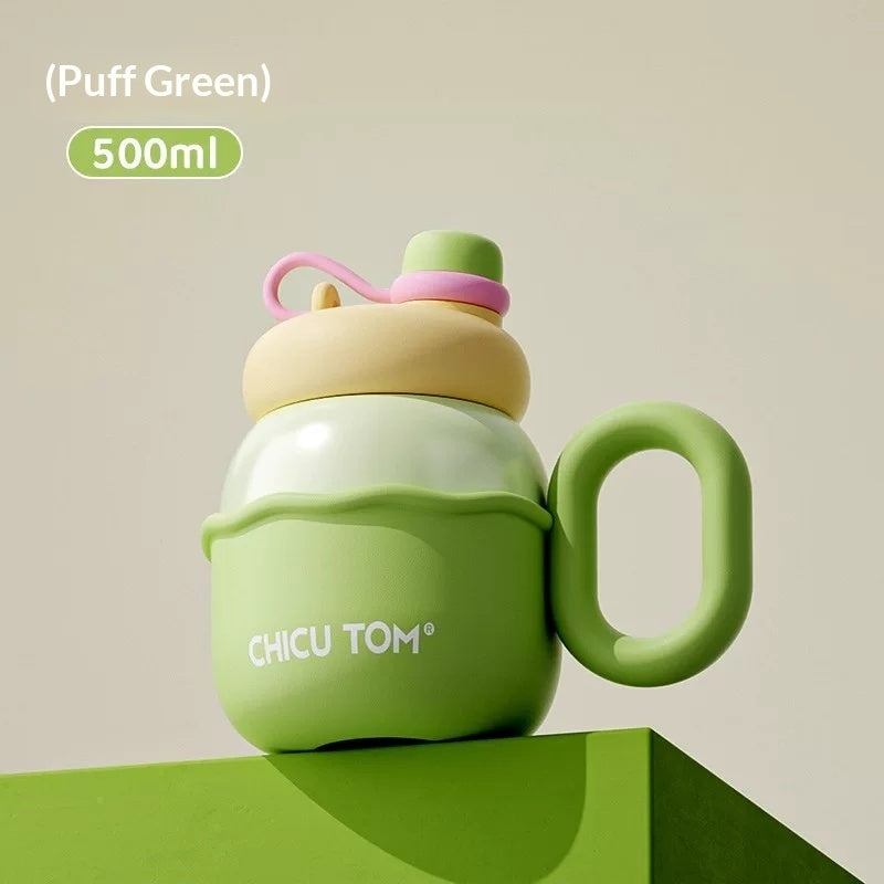 Large-Capacity Portable Insulated Straw Cup For The Office And On The Go
