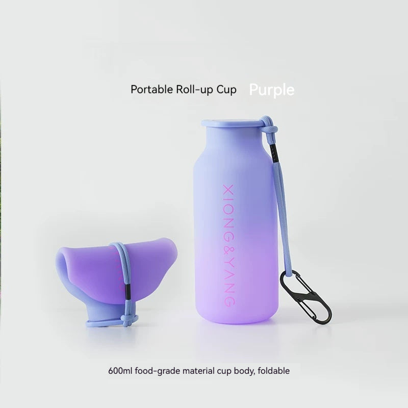 Eco-friendly Silicone Folding Travel Cup
