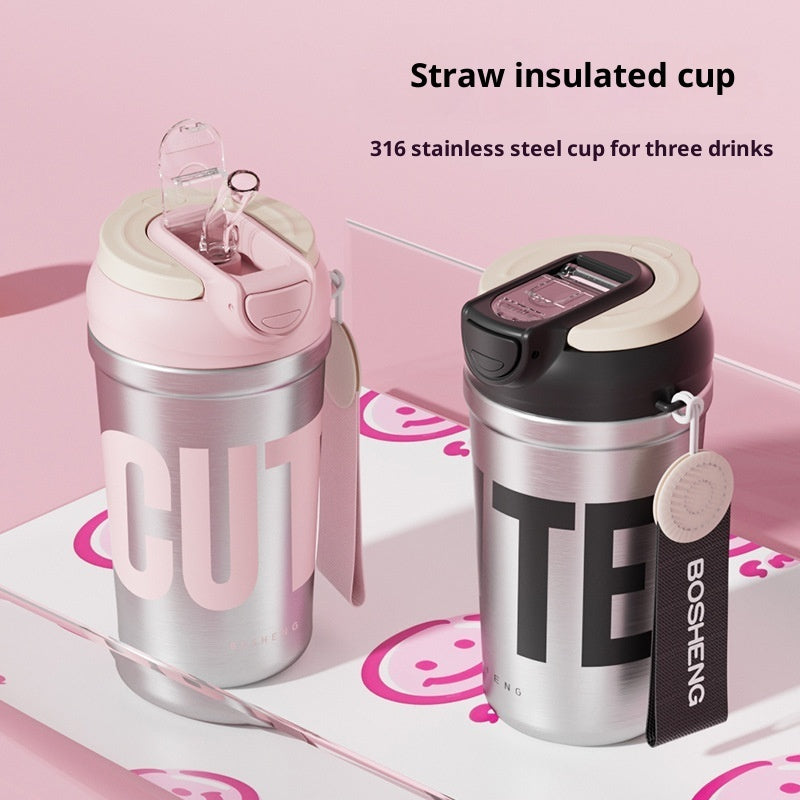 Stainless Steel Portable Minimalist Water Bottle