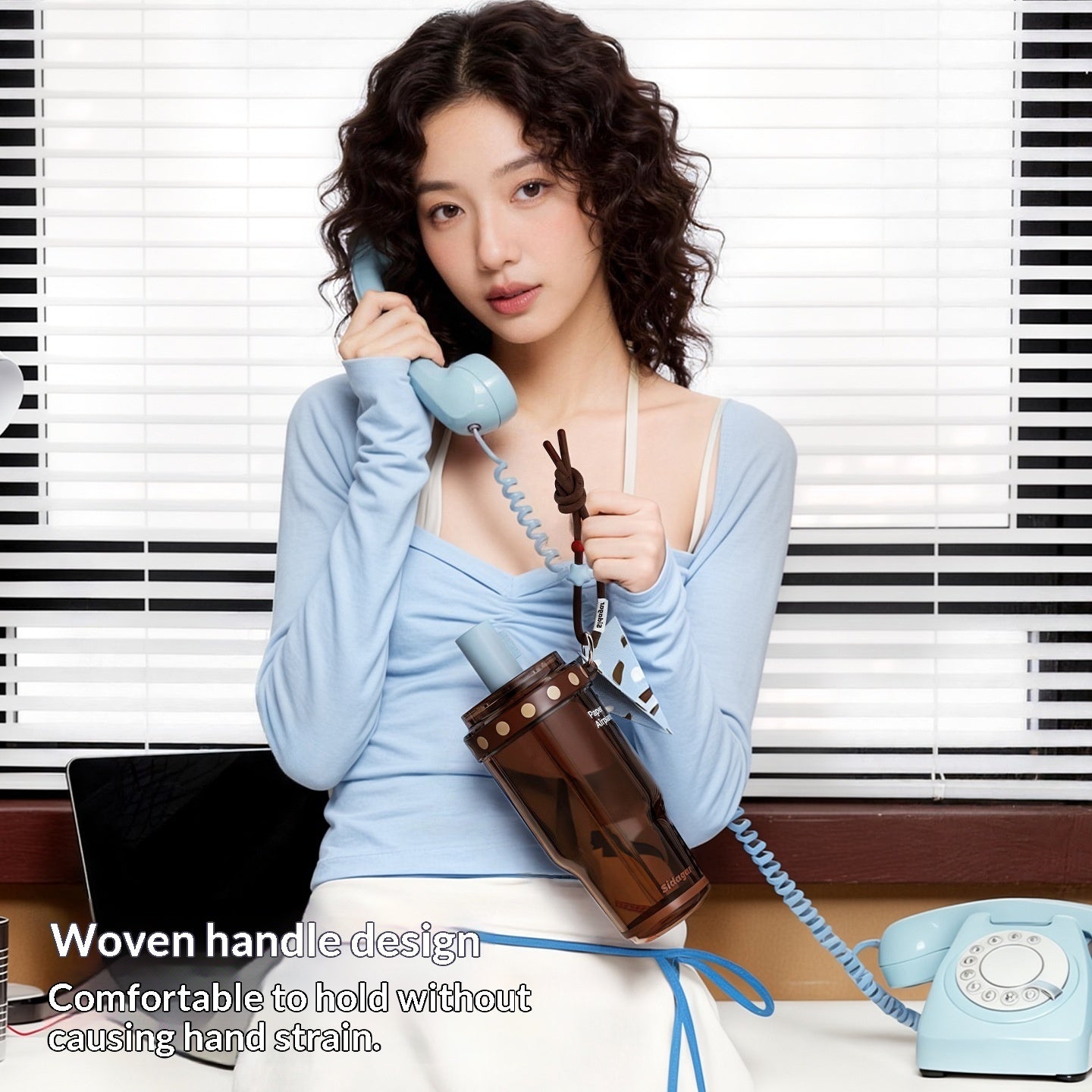Portable Large-Capacity Plastic Water Bottle For Summer Car Use
