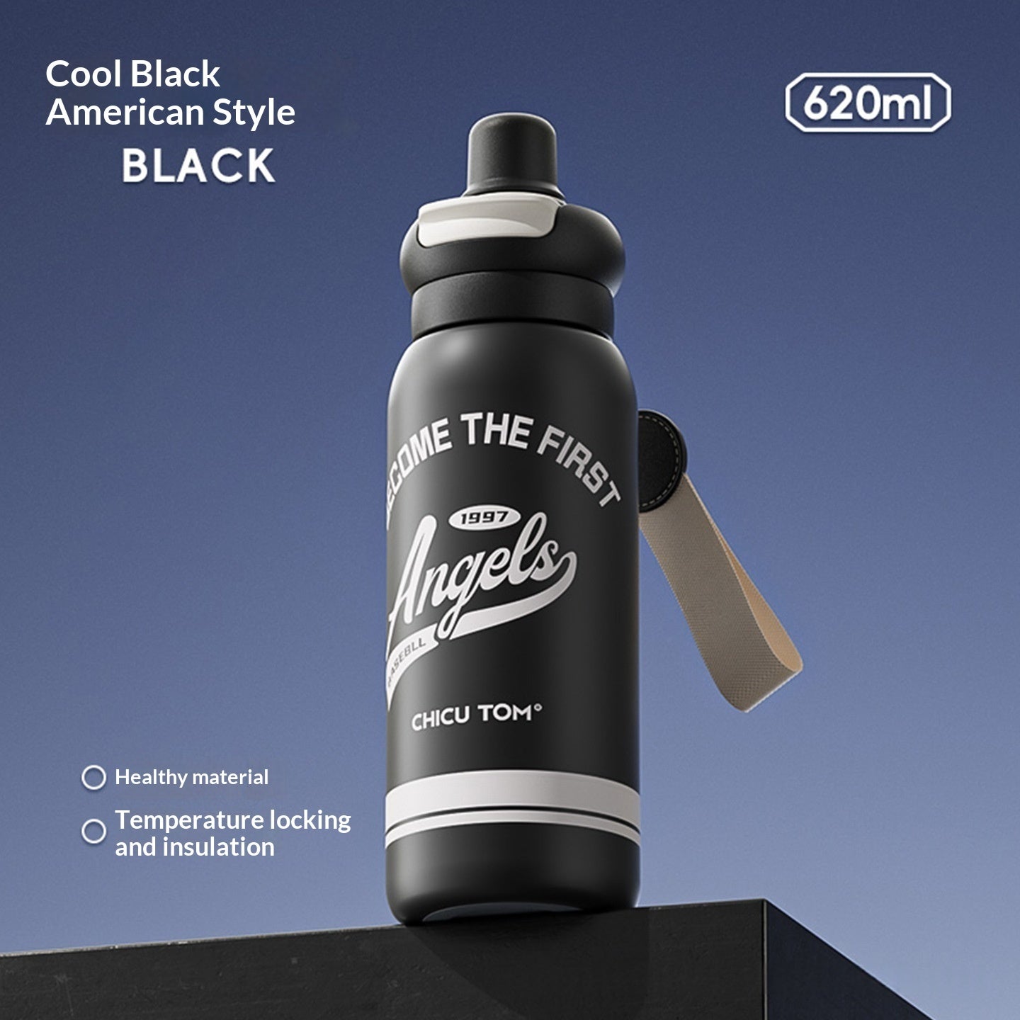 Thermal Mug Childrens Straw Water Bottle