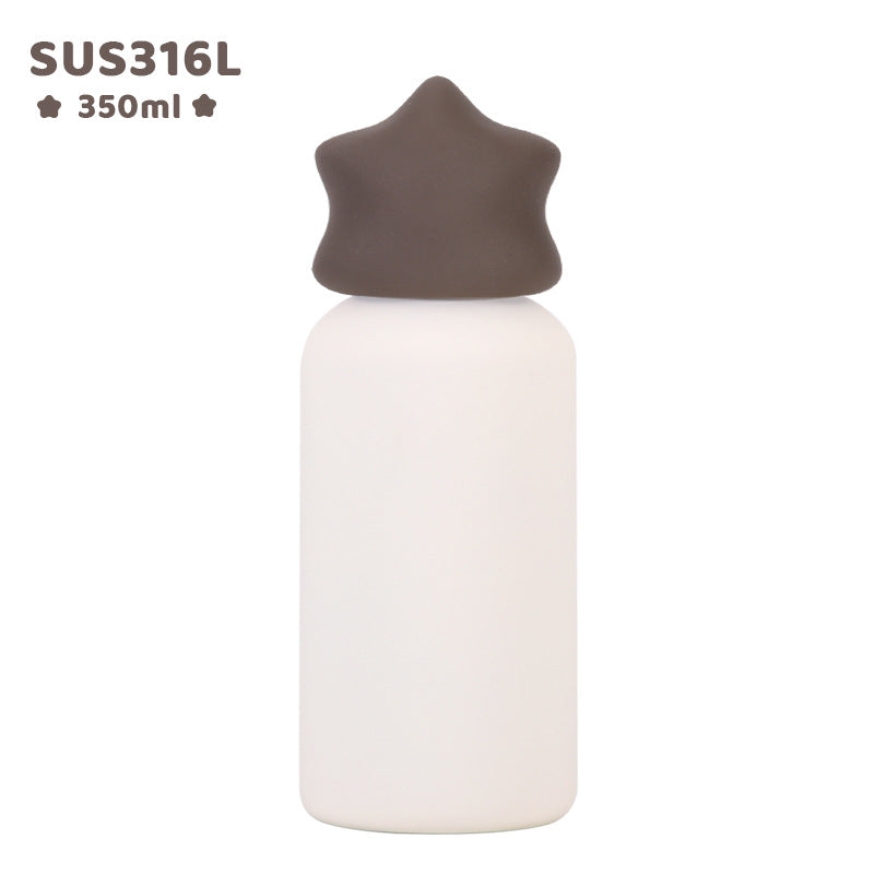 Small Stainless Steel Insulated Portable Travel Water Bottle Creative Childrens Drinking Cup