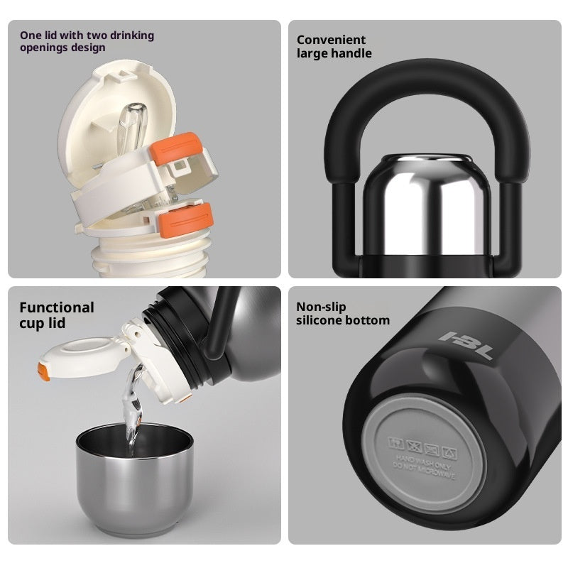 New Large-capacity Titanium-coated For Outdoor Use