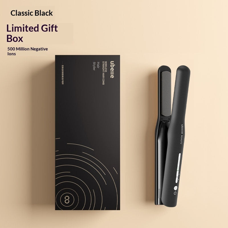 Wireless Hair Straightener Portable Small Flat Iron