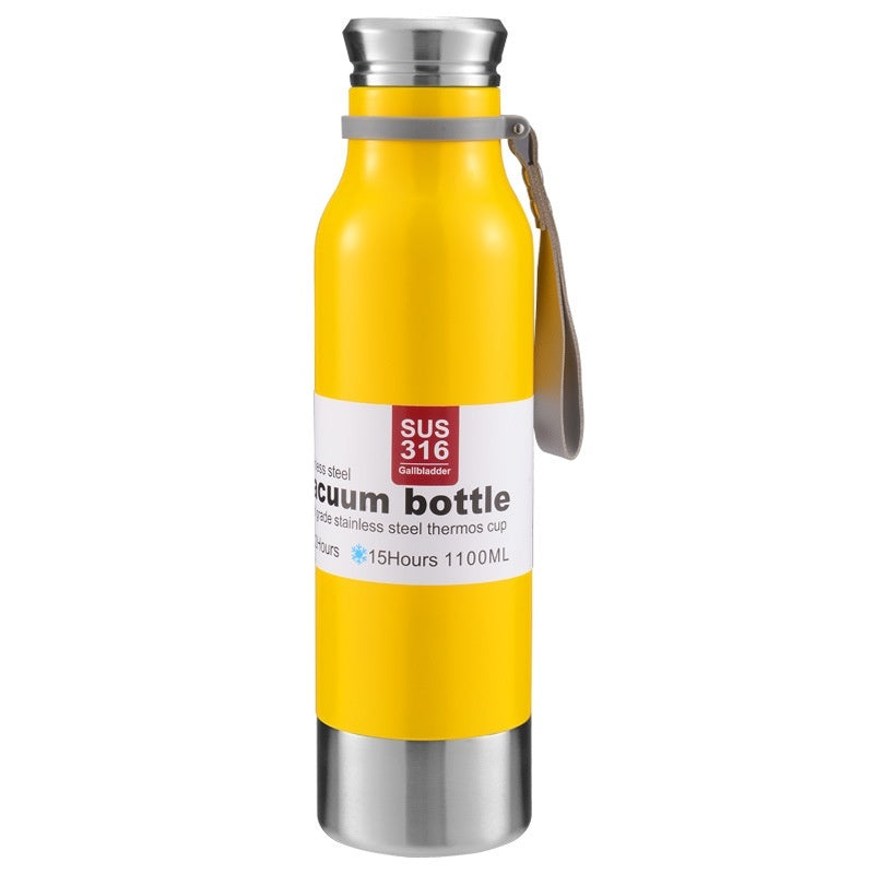 Large-Capacity 316 Stainless Steel All-Steel Insulated Water Bottle For Outdoor Activities