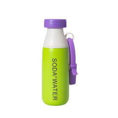 Milk Bottle With A 316 Stainless Steel Straw Cup