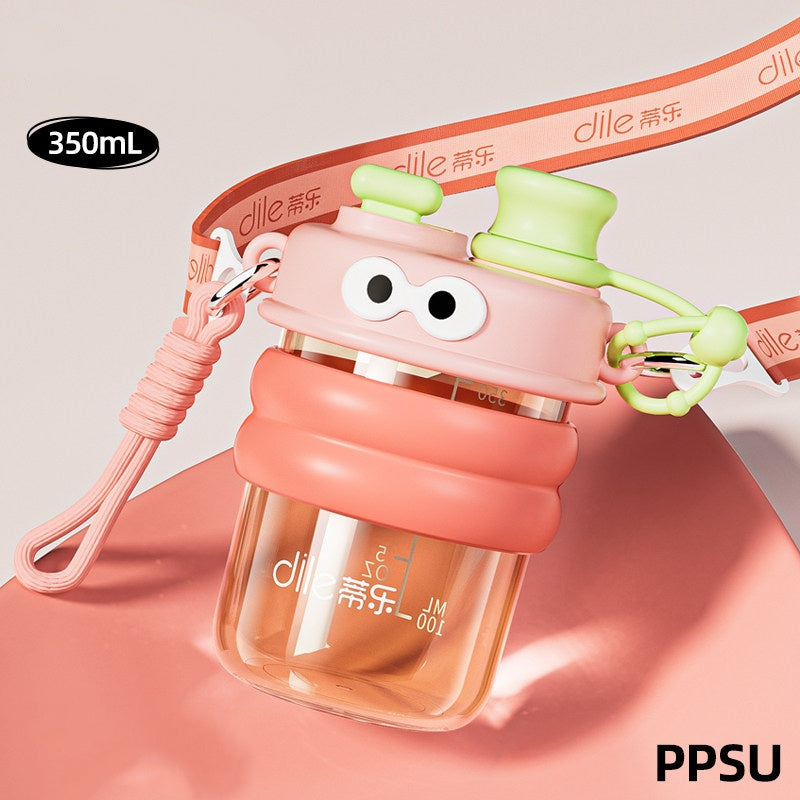 Water Bottle For Summer Outdoor Use Drop-resistant Kindergartens